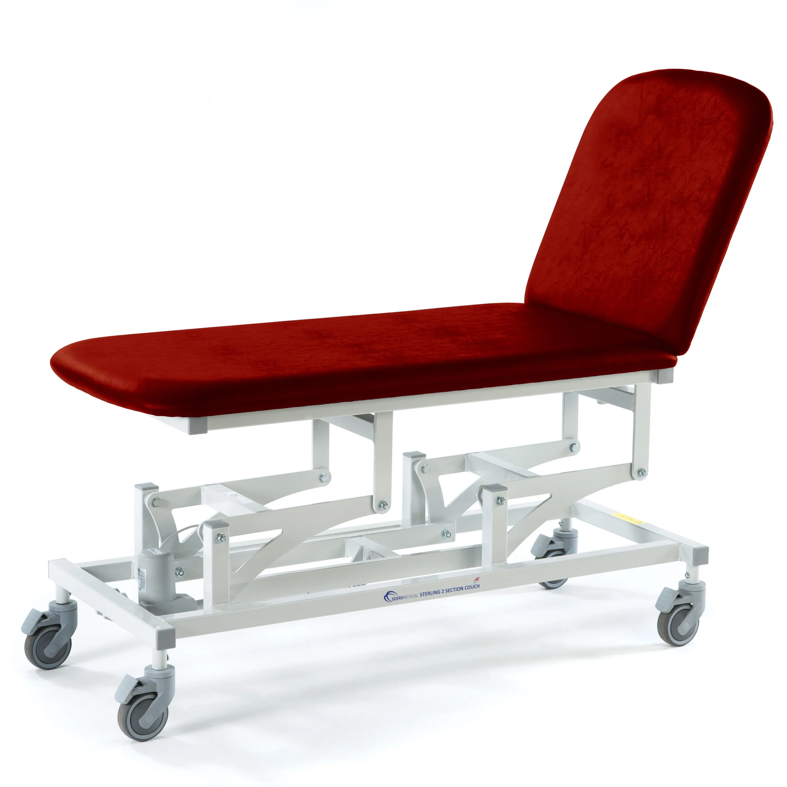 2 Section Couch - Burgundy+