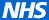 Blue NHS logo
